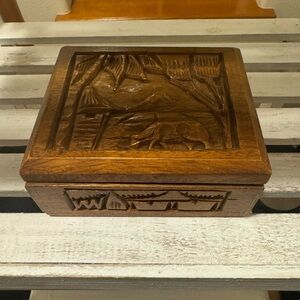 Small carved box